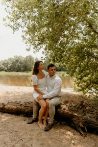 seance couple bord de lac