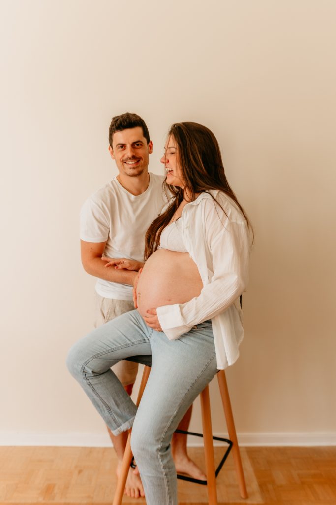 Future maman ventre rond