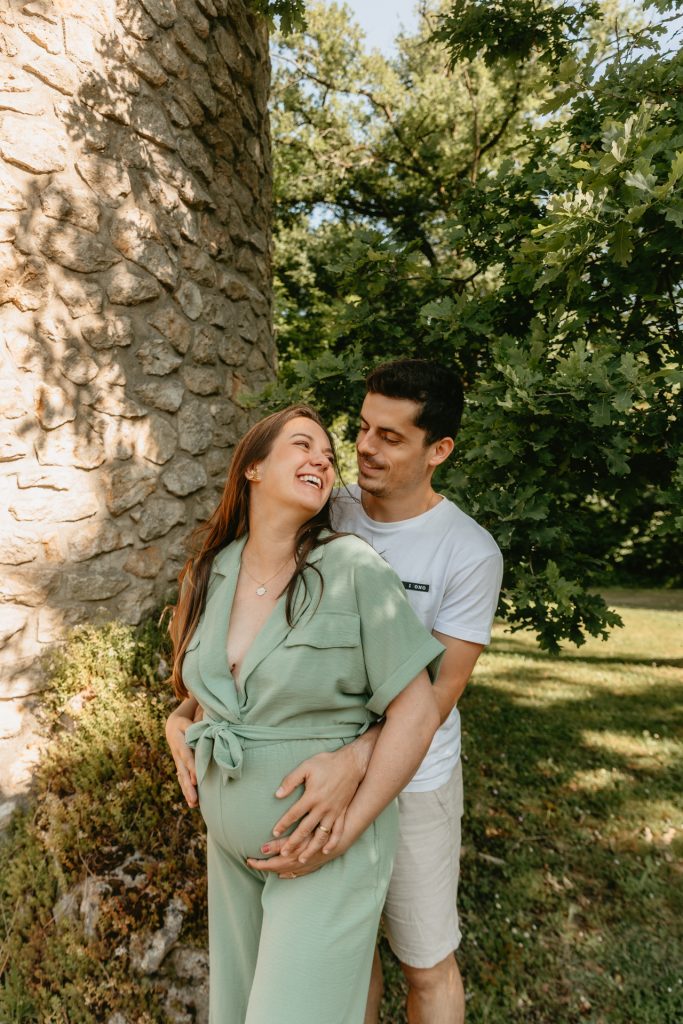 Photographe seance grossesse rennes femme enceinte