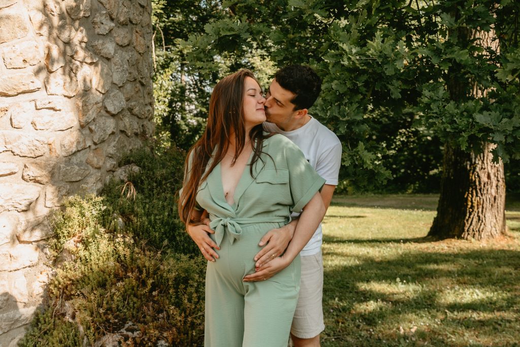 Photographe seance grossesse rennes femme enceinte
