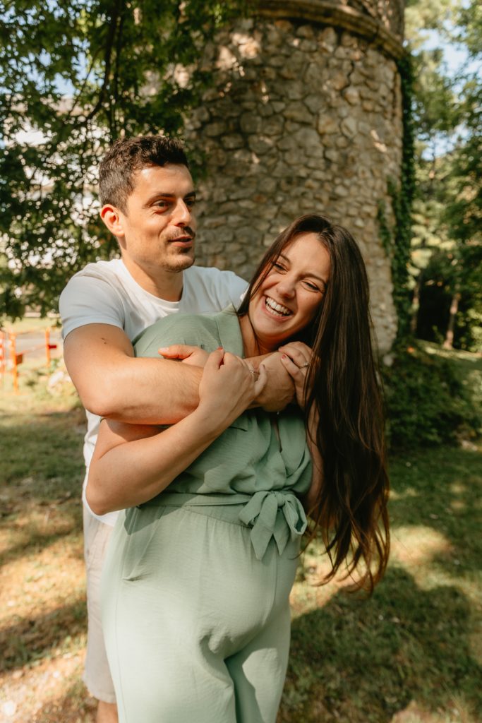 Séance grossesse jardin rennes