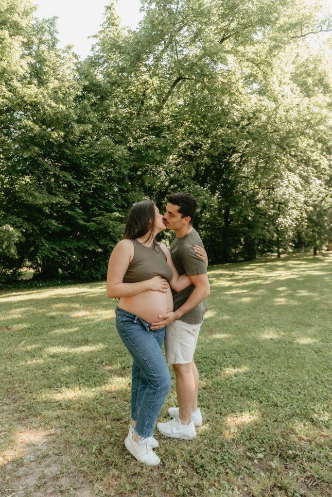 Photographe seance grossesse rennes femme enceinte