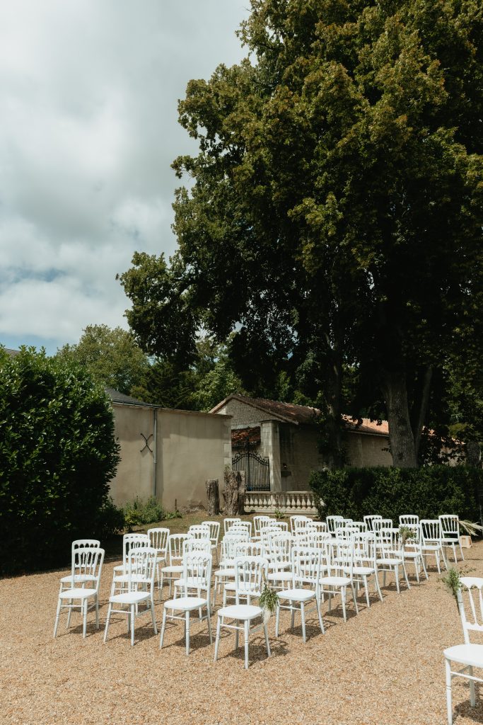 Cérémonie laique avant l’arrivée des invités