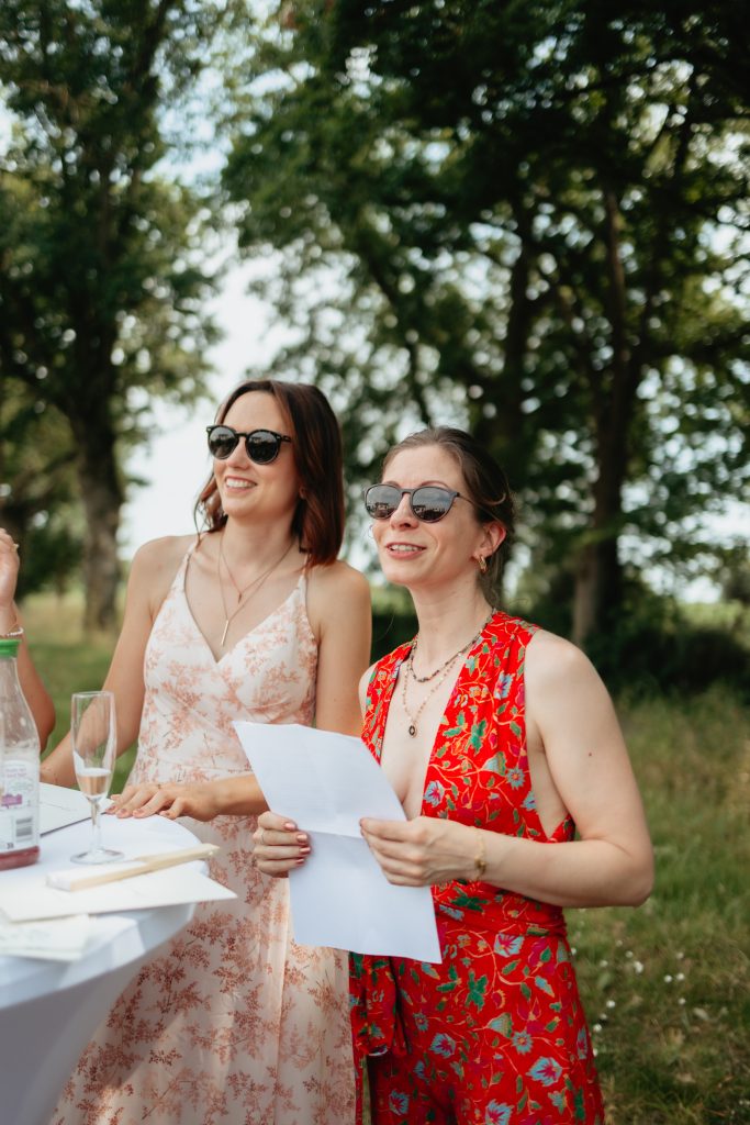 Discours des amies de la mariée