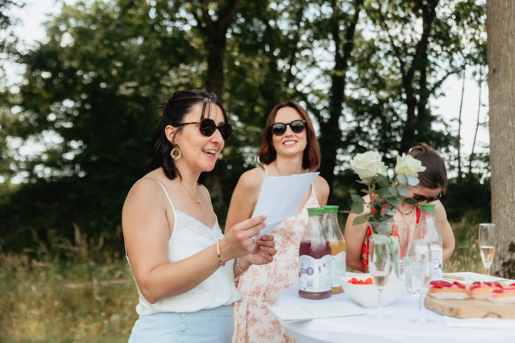 Discours de la témoin de la mariée
