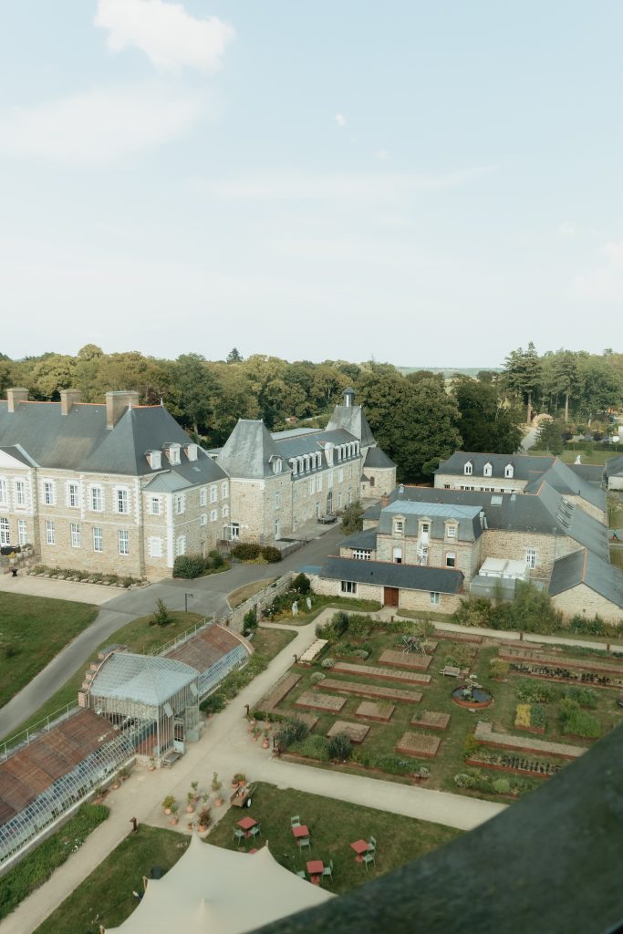 Le chateau des pères vue d’en haut